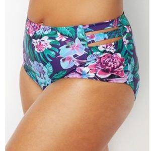NEW! PLUS Tropical Swim Bottoms